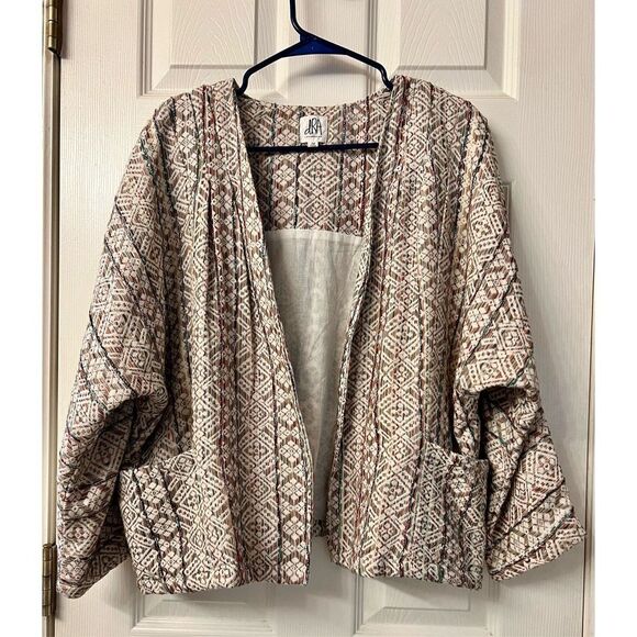 Anthropologie dRA Los Angeles Patio Textured Artist Jacket Women's Medium - Picture 5 of 13